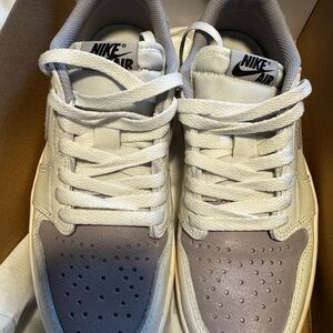 Nike Air Men/Women's Purple-Gray and White Sneakers